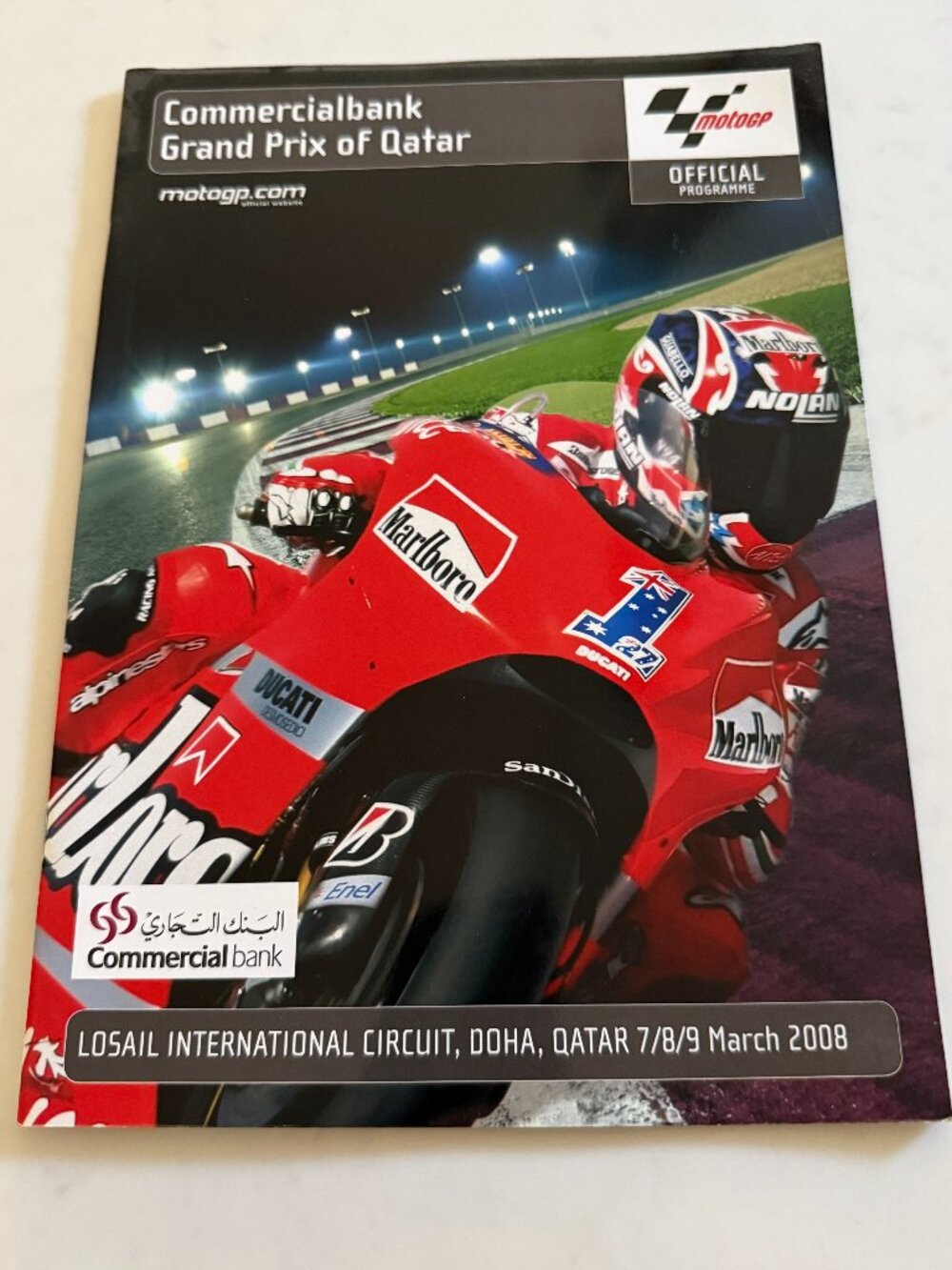 Moto GP 2008 Qatar Event Program